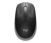 Miška LOGITECH M190, optički, bežični, 1000dpi, crno-sivi