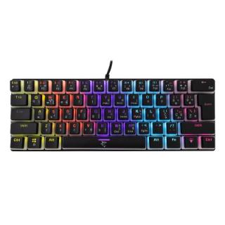 Tipkovnica WHITE SHARK GK-2202 Ashiko, RGB, crveni switch, mehanička, UK/HR, črna, USB