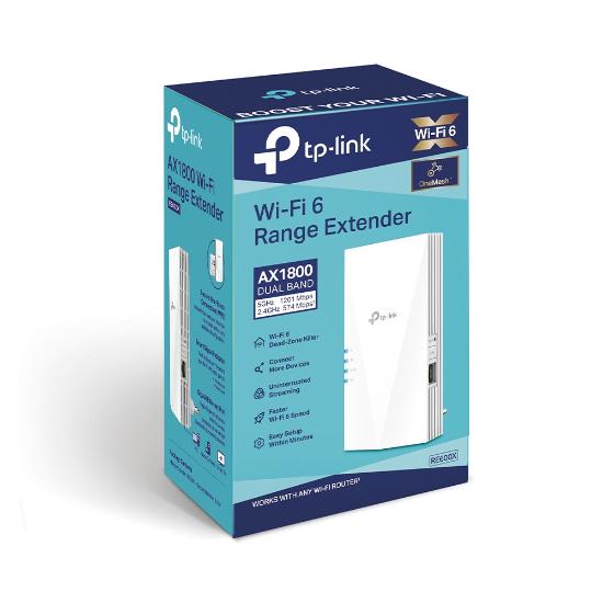 Wireless range extender TP-LINK RE600X, AX1800, bežični