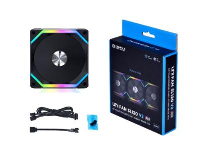 Ventilator LIAN LI Uni Fan SL120 V2 RGB PWM, 120mm, črni
