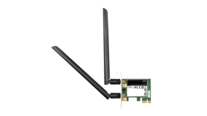 Mrežna kartica adapter PCI-E, D-LINK DWA-582, 802.11ac, AC1200 DualBand, 2x 4.5dBi antene, za bežičnu mrežu