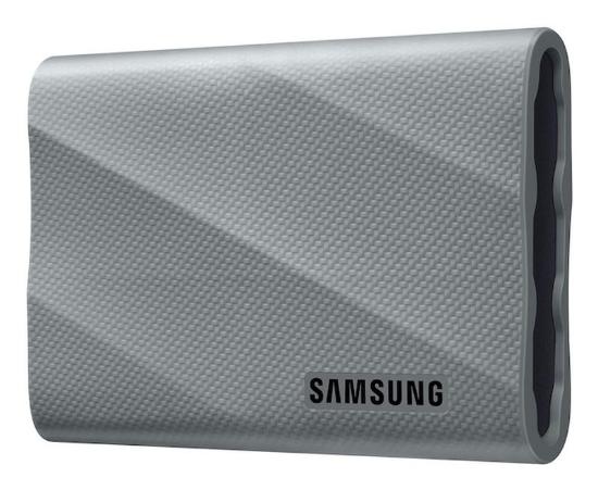 SSD vanjski 4TB SAMSUNG T9 MU-PK4T0G/WW, maks. do 2000/1950 MB/s, sivi