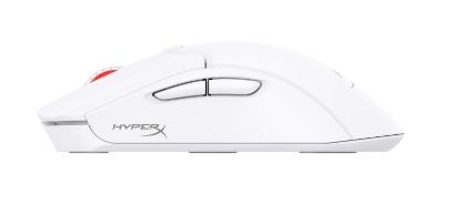 Miška HYPERX Pulsefire Haste 2 Wireless 6N0A9AA, 26000 DPI, bežični, beli