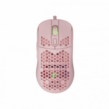 Miška WHITE SHARK Galahad GM-5007, 6400dpi, RGB, optički, žičani, rozi