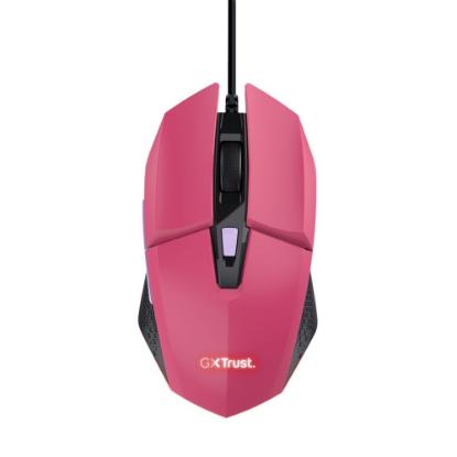 Miška TRUST GXT 109P Felox, RGB, optički, 6400dpi, rozi