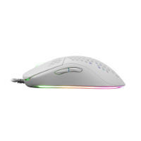 Miška WHITE SHARK Galahad GM-5007, 6400dpi, RGB, optički, žičani, beli