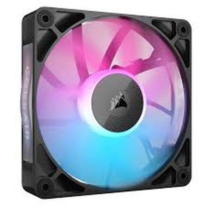 Ventilator CORSAIR iCUE LINK RX120 RGB, PWM, 120mm, 2100 okr/min, črni