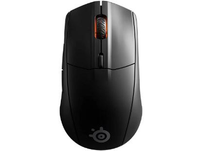Miška STEELSERIES Rival 3 Wireless, optički, bežični, RGB, 18000 CPI, mat črni, USB