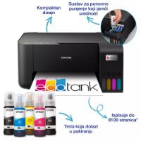 Multifunkcijski Tiskalnik EPSON EcoTank L3230, Tiskalnik/scanner/copy, 5760 x 1440, USB, črni