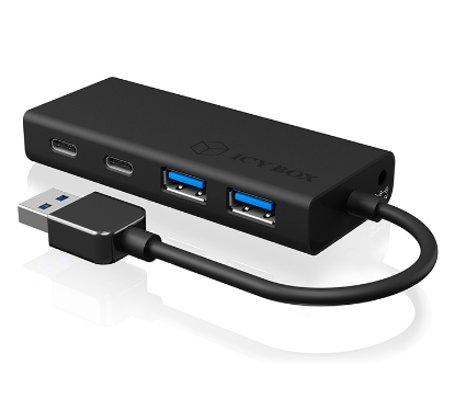 USB HUB ICY BOX IB-HUB1426-U3, USB 3.0, na 2x USB-C, na 2x USB