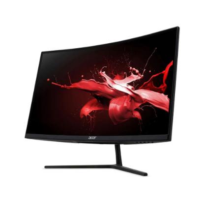 Monitor 32" ACER Nitro EI322QURPbmiippx, QHD, VA, 165Hz, 1ms, 400cd/m2, 100M:1, ukrivljen, črni