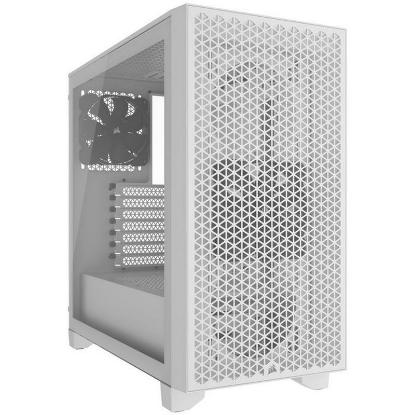 Ohišje CORSAIR 3000D Airflow, window, MIDI, ATX, belo, bez napajalnika