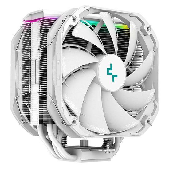 Hladilnik DEEPCOOL AS500 Plus, za Intel i AMD, beli
