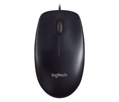 Miška LOGITECH M90, optički, črni