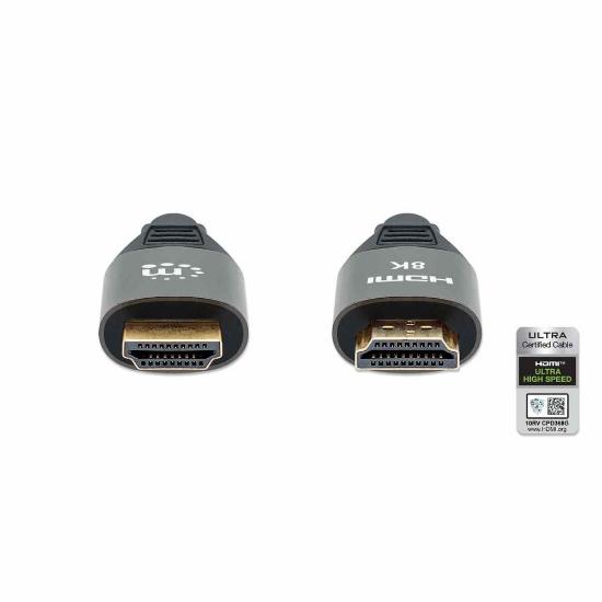Kabel MANHATTAN, HDMI (M) na HDMI (M), Ultra High Speed s Ethernetom, 8K@60Hz, 3m