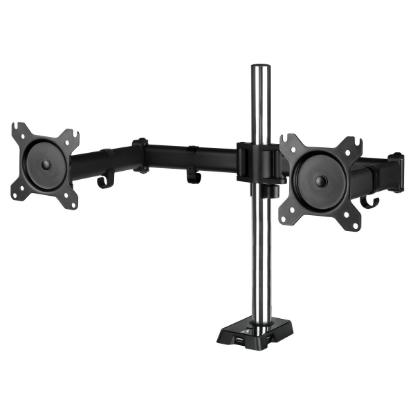 Stalak za monitor ARCTIC Z2 Gen 3, stolni, do 35", za 2 monitora, USB 2.0 HUB, crni