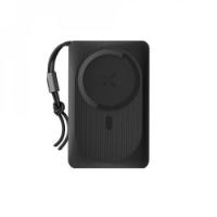 Mobilni USB punjač VEGER MagOn, 10000 mAh, magnetni, bežični, crni