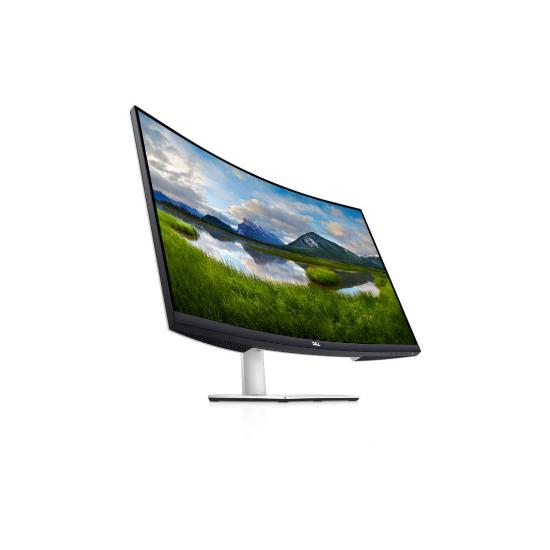 Premium monitor 32" DELL S3221QSA, 4K UHD, VA, 60Hz, 4ms, 300cd/m2, 3000:1, ukrivljen, crno/sivi