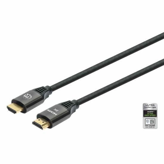 Kabel MANHATTAN, HDMI (M) na HDMI (M), Ultra High Speed s Ethernetom, 8K@60Hz, 3m
