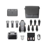 Dron DJI Air 3S Fly More Combo (DJI RC 2), 4K UHD kamera, 3-axis gimbal, vrijeme leta do 45min, upravljanje daljinskim upravljačem, sivi