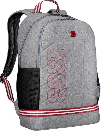 Ruksak za laptop WENGER Quadma, 16", sivi
