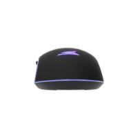 Miška BARACUDA BGM-011 Nautilus, RGB, optički, 12800dpi, črni