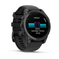 Pametni sat GARMIN Fenix E, 47mm, AMOLED, multisport, sivi/crni remen