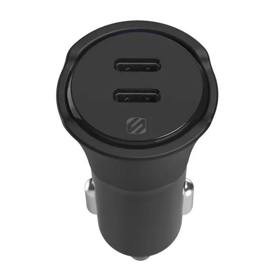 Auto punjač SCOSCHE PowerVolt PD40, dual port 40W USB-C