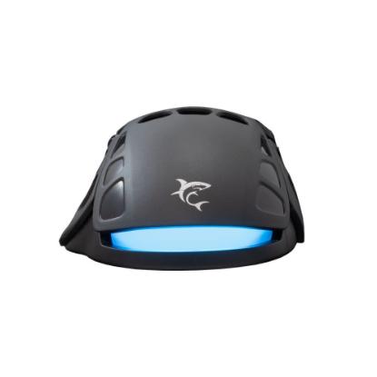 Miška WHITE SHARK Ector, RGB, optički, 12400dpi, črni