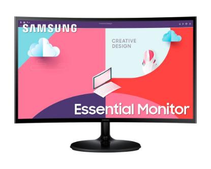 Monitor 27" SAMSUNG LS27C360EAUXEN, FHD, VA, 4ms, 250cd/m2, 3000:1, ukrivljen, črni