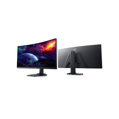 Monitor 34" DELL S3422DWG, WQHD, VA, 144Hz, 1ms, 400cd/m2, 3000:1, ukrivljen, črni