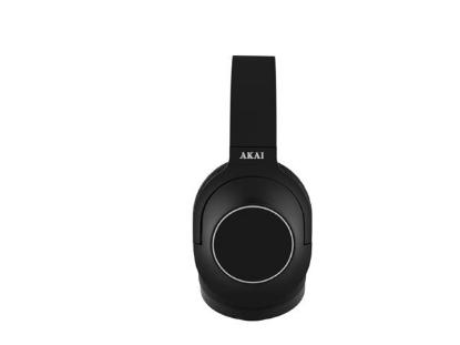 Audio slušalice AKAI BTH-P23, naglavne, FM, BT, microSD, AUX, Handsfree, crne