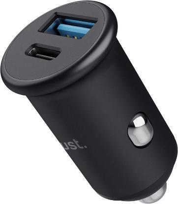 Auto punjač TRUST Maxo 38W, 2 USB priključka, crni
