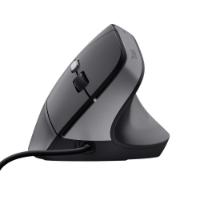 Miška TRUST Bayo II Ergonomic, optički, 2400dpi, črni