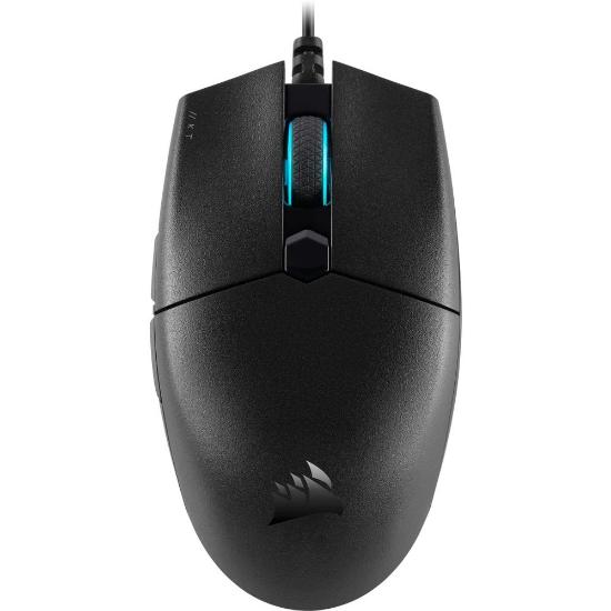Miška CORSAIR Katar PRO, RGB, optički, 12400dpi, črni