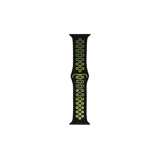 Zamjenski remen BELINE Sport Silicone za Apple Watch 42/44/45/49mm, crno-zeleni