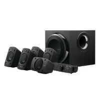 Zvučnici LOGITECH Z906, 5.1, THX, 3D stereo, bežični daljinski, 500W, crni, retail