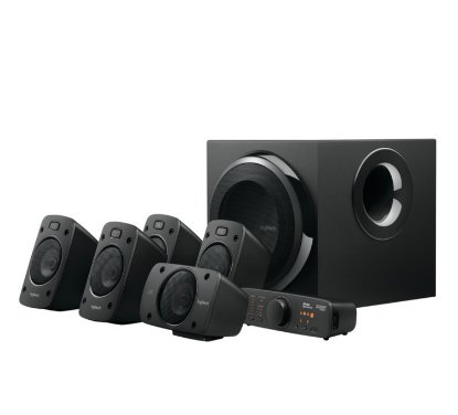 Zvučnici LOGITECH Z906, 5.1, THX, 3D stereo, bežični daljinski, 500W, crni, retail