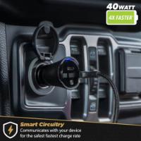 Auto punjač SCOSCHE PowerVolt PD40, dual port 40W USB-C