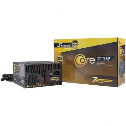 Napajlnik 650W, SEASONIC G12 GM, 120mm vent, ATX, polu modularno, 80+ Gold