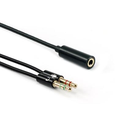 Kabel SBOX, 3.5mm (Ž) na 2 x 3.5mm (M), 0.2m
