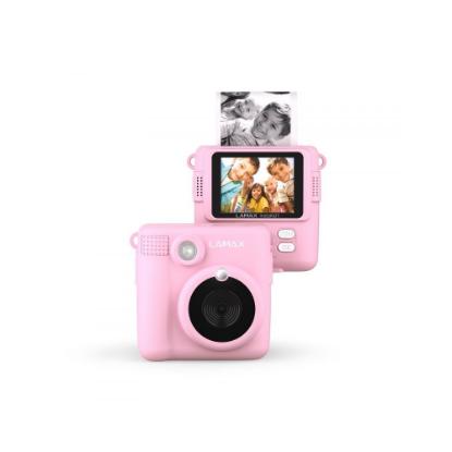 Dječji instant fotoaparat LAMAX InstaKid1, igre, mp3 player, rozi