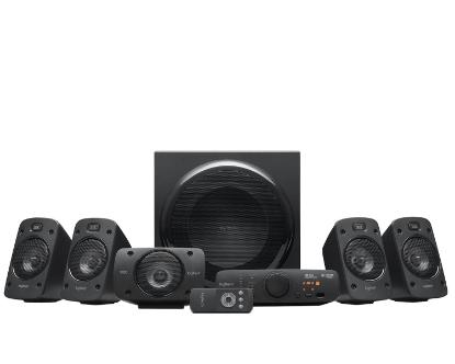 Zvočniki LOGITECH Z906, 5.1, THX, 3D stereo, bežični daljinski, 500W, črni, retail