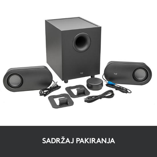 Zvočniki LOGITECH Z407 2.1, BT, črni