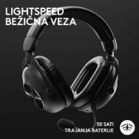 Slušalice LOGITECH G PRO X 2 Lightspeed, 7.1, bežične, crne