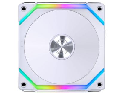 Ventilator LIAN LI Uni Fan SL120 V2 RGB PWM, 120mm, beli, 3 ventilatora, krmilnik