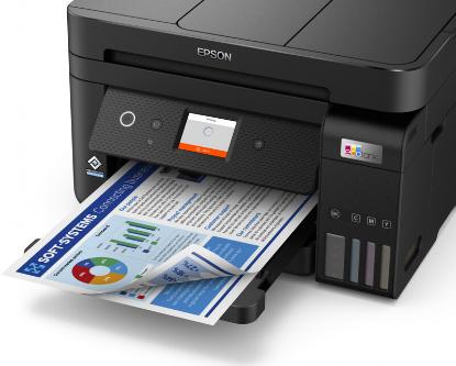 Multifunkcijski Tiskalnik EPSON EcoTank L6290, Tiskalnik/scanner/copy/fax, 4800dpi, USB, WiFi, črni