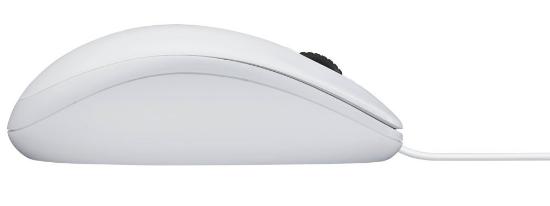 Miška LOGITECH B100, OEM, optički, beli, USB