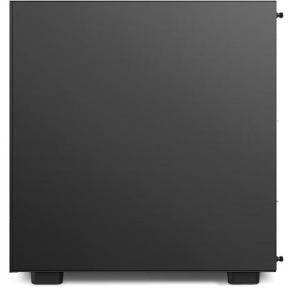 Ohišje NZXT H5 Flow RGB, MIDI, ATX, USB 3.2, USB-C, črno, bez napajalnika