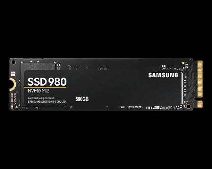 SSD 500GB SAMSUNG 980 NVMe M.2, MZ-V8V500BW, maks. do 3100/2600 MB/s